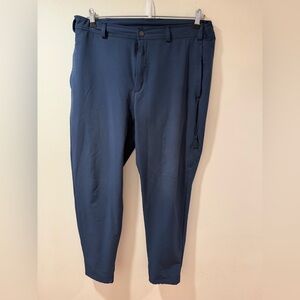 Mack Weldon Navy Performance Pants Men’s Large Stretch Tech Chino Jogger